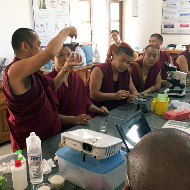 Tibetan Buddhist Monk Science